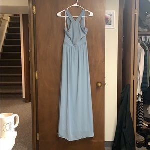 Lulus dress. dusty blue. size M. worn once. Great.